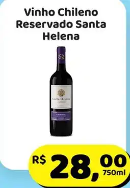 Mineirão Atacarejo Vinho Chileno Reservado Santa Helena oferta