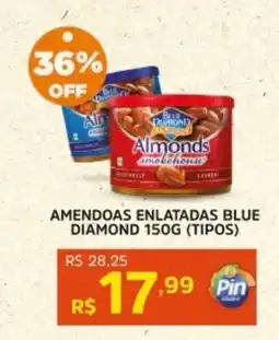 Pinheiro Supermercado Amendoas enlatadas blue diamond 150g (tipos) oferta