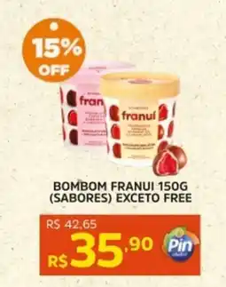 Pinheiro Supermercado Bombom franui (sabores) exceto free oferta