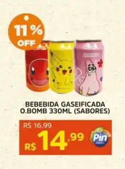 Pinheiro Supermercado Bebebida gaseificada o.bomb (sabores) oferta