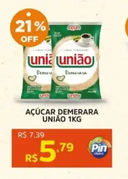 Pinheiro Supermercado Açúcar demerara união oferta