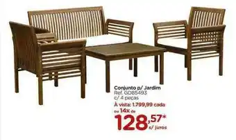 Carrefour Conjunto P Jardim C 4 Peças oferta