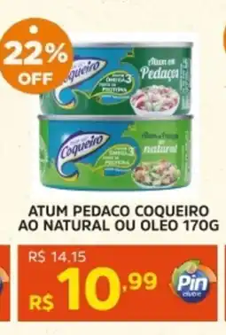 Pinheiro Supermercado Atum pedaco coqueiro ao natural ou oleo oferta