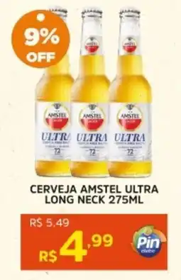 Pinheiro Supermercado Cerveja amstel ultra long neck oferta