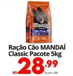 Althoff Supermercados Ração Cão MANDAÍ Classic Pacote oferta