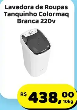 Mineirão Atacarejo Lavadora de Roupas Tanquinho Colormaq Branca 220v oferta