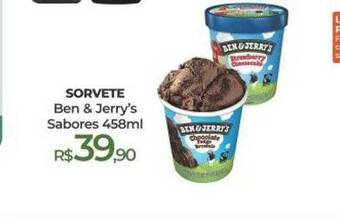 Sorvete Ben & Jerry's Sabores