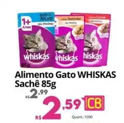 Althoff Supermercados Alimento Gato WHISKAS Sachê oferta
