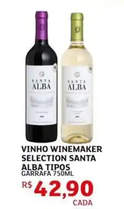Assaí Atacadista Vinho winemaker selection santa alba tipos garrafa oferta