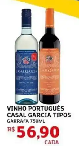 Assaí Atacadista Vinho português casal garcia tipos garrafa oferta
