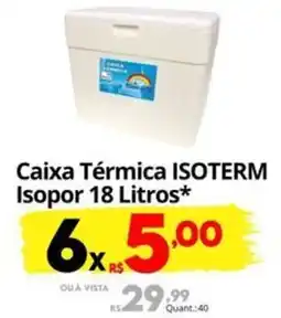 Althoff Supermercados Caixa Térmica ISOTERM Isopor oferta