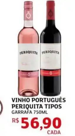 Assaí Atacadista Vinho português periquita tipos garrafa oferta