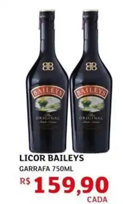 Assaí Atacadista Licor baileys garrafa oferta