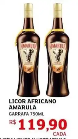 Assaí Atacadista Licor africano amarula oferta