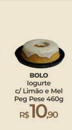 Peg Pese Bolo Iogurte C Limão E Mel Peg Pese oferta
