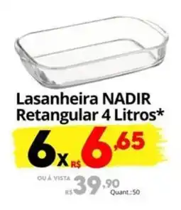 Althoff Supermercados Lasanheira NADIR Retangular oferta