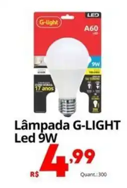 Althoff Supermercados Lâmpada G-LIGHT Led 9W oferta