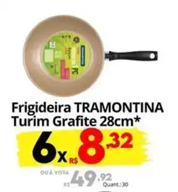 Althoff Supermercados Frigideira TRAMONTINA Turim Grafite 28cm* oferta