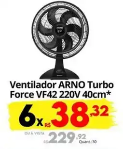 Althoff Supermercados Ventilador ARNO Turbo Force VF42 220V 40cm* oferta