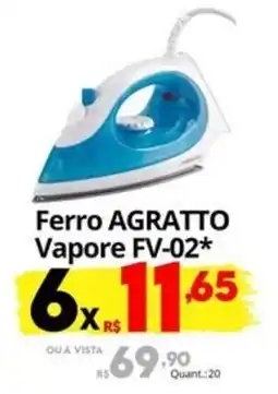 Althoff Supermercados Ferro AGRATTO Vapore FV-02* oferta