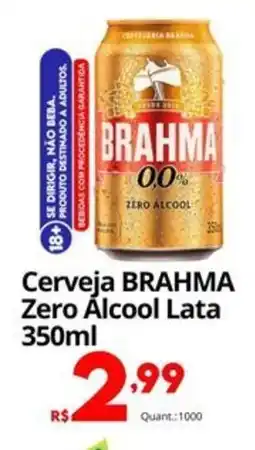 Althoff Supermercados Cerveja BRAHMA Zero Alcool Lata oferta