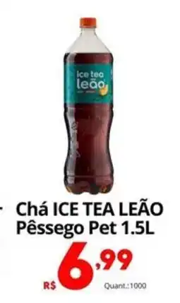 Althoff Supermercados Chá ICE TEA LEÃO Pêssego Pet oferta