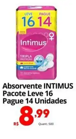 Althoff Supermercados Absorvente INTIMUS Pacote oferta