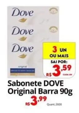 Althoff Supermercados Sabonete DOVE Original Barra oferta