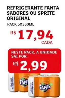 Assaí Atacadista Refrigerante fanta sabores ou sprite original oferta
