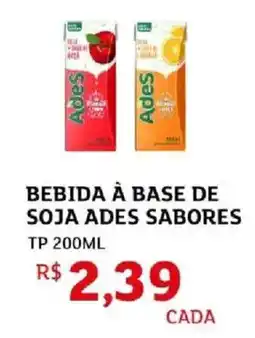 Assaí Atacadista Bebida à base de soja ades sabores tp oferta