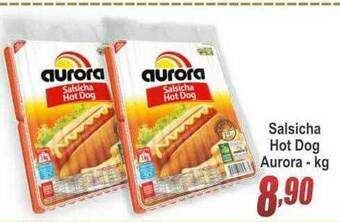 Serrano Supermercado Salsicha Hot Dog Aurora oferta