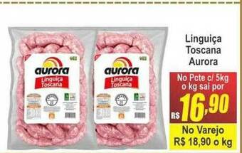 Serrano Supermercado Linguiça Toscana Aurora oferta