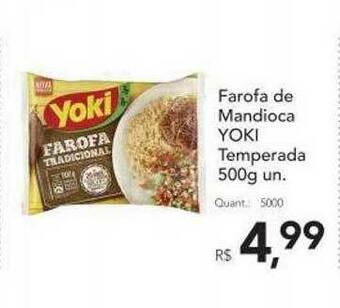 Supermercados Koch Farofa De Mandioca Yoki Temperada oferta
