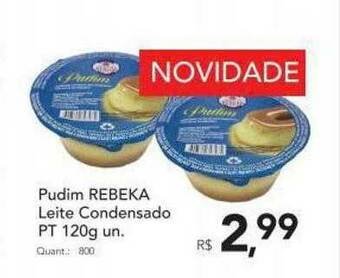 Supermercados Koch Pudim Rebeka Leite Condensado Pt oferta