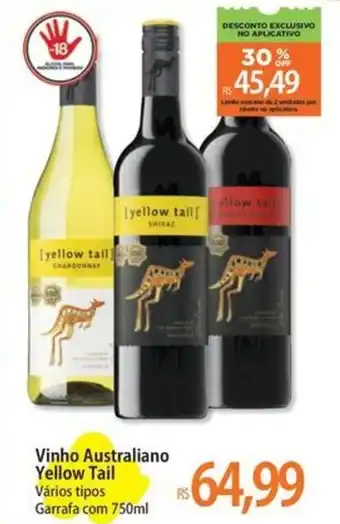 Vinho Australiano Yellow Tail Vários tipos Garrafa