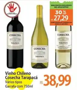 Atacadão Vinho Chileno Cosecha Tarapacá oferta