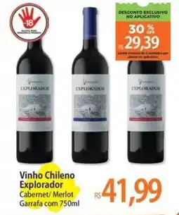 Atacadão Vinho Chileno Explorador oferta