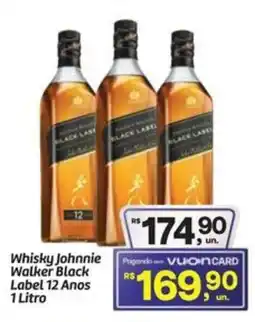 Fort Atacadista Whisky Johnnie Walker Black Label 12 Anos oferta