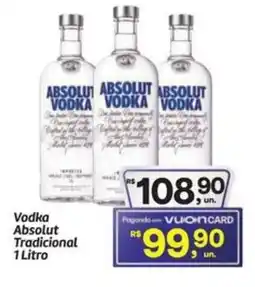 Fort Atacadista Vodka Absolut Tradicional oferta