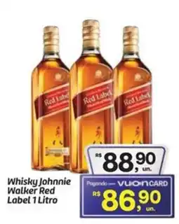 Fort Atacadista Whisky Johnnie Walker Red Label oferta