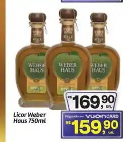 Fort Atacadista Licor Weber Haus oferta