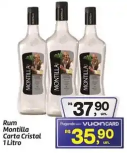 Fort Atacadista Rum Montilla Carta Cristal oferta