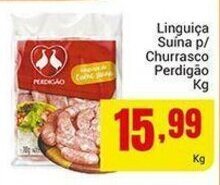 Barbosa Supermercados Linguica Suina P/ Churrasco Perdigao 1kg oferta
