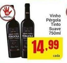 Barbosa Supermercados Vinho Pergola Tinto Suave 750ml oferta