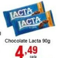 Rossi Supermercado Chocolate Lacta 90g oferta