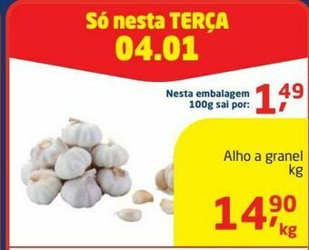 Tenda Atacado Alho a granel kg oferta