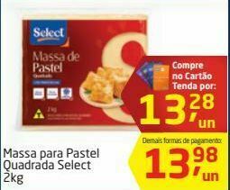 Massa para pastel quadrada select 2kg