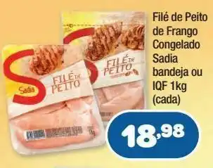 Costazul Supermercados Filé de peito de frango congelado sadia 1kg oferta