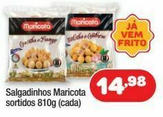 Costazul Supermercados Salgadinhos maricota sortidos 810g oferta