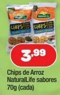 Costazul Supermercados Chips de arroz naturallife 70g oferta